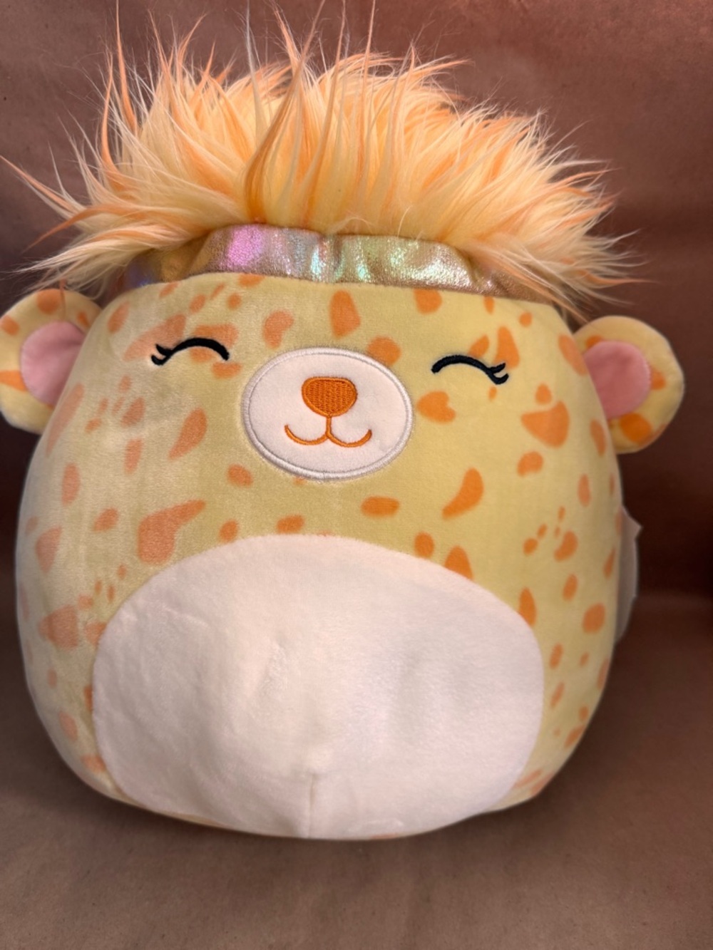 NWT 12” Squishmallows Lexie the Cheetah Yellow plush from the Squish-Doos squad